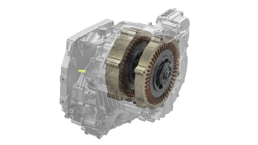 Detailní pohled na generátory a hnací motory hybridů Honda 