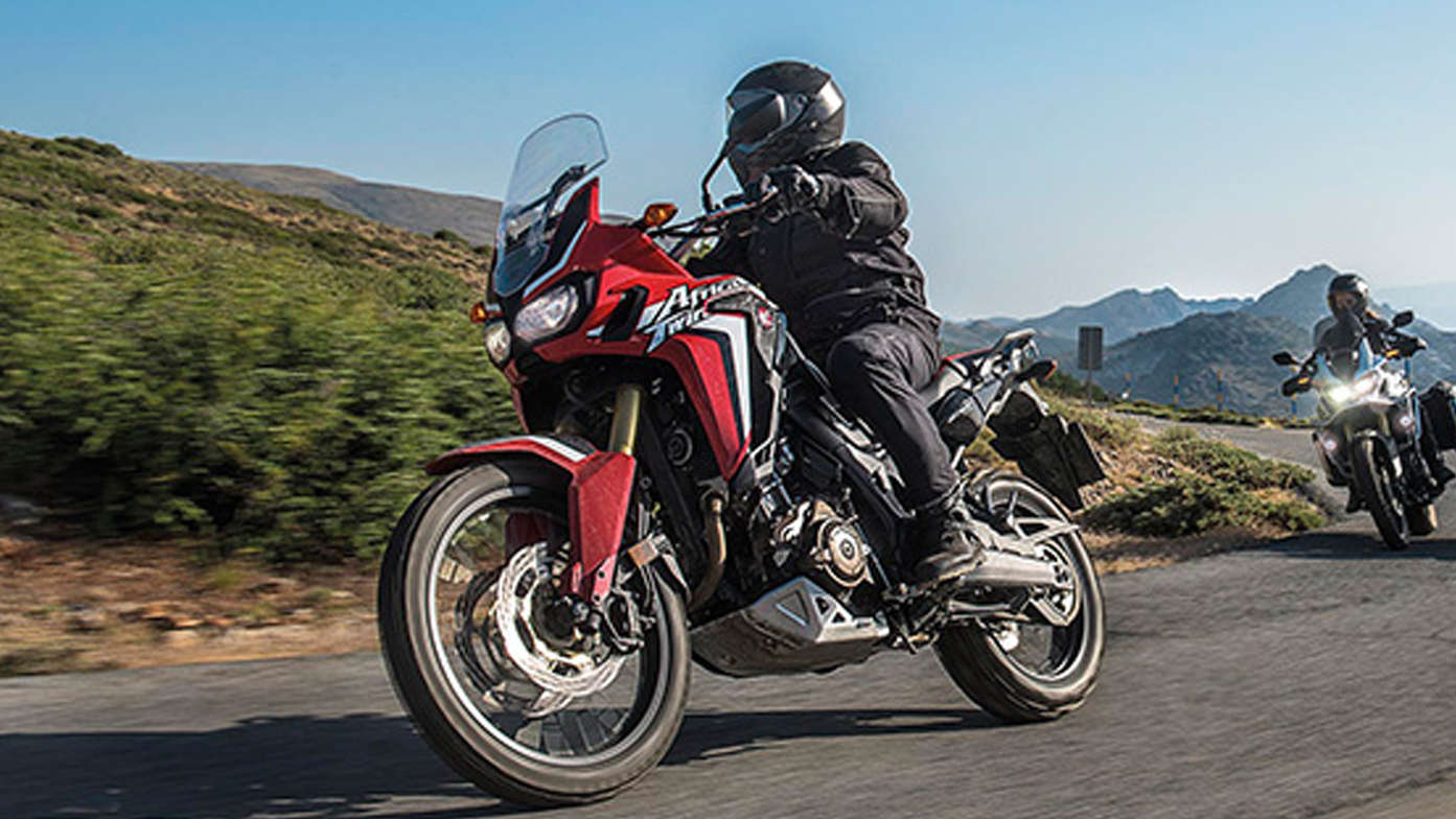 Detailní záběr modelu Africa Twin