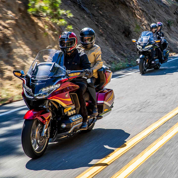 Honda GL1800 Goldwing a jezdec