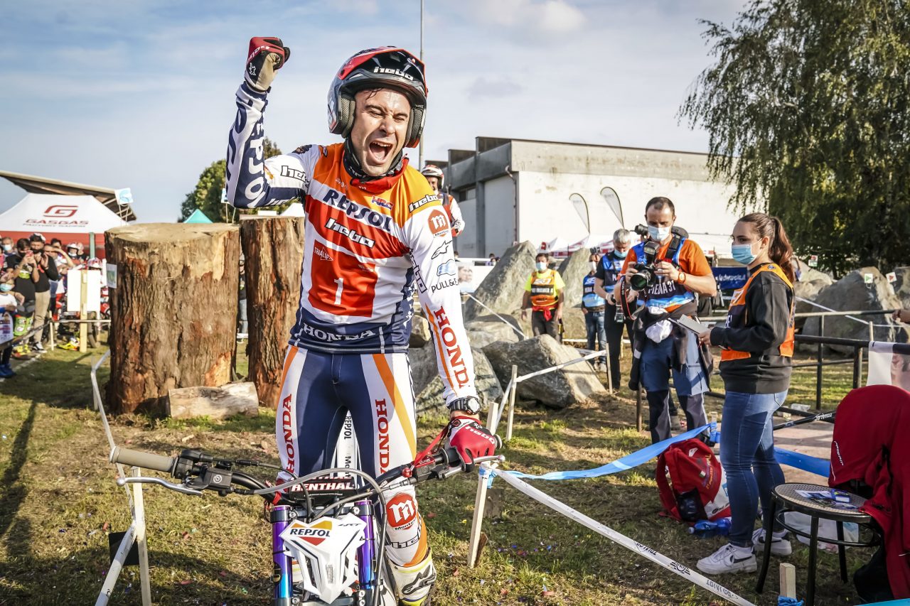 Toni Bou při oslavách